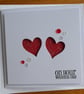 Heart Apertures Wedding Card - Image 1