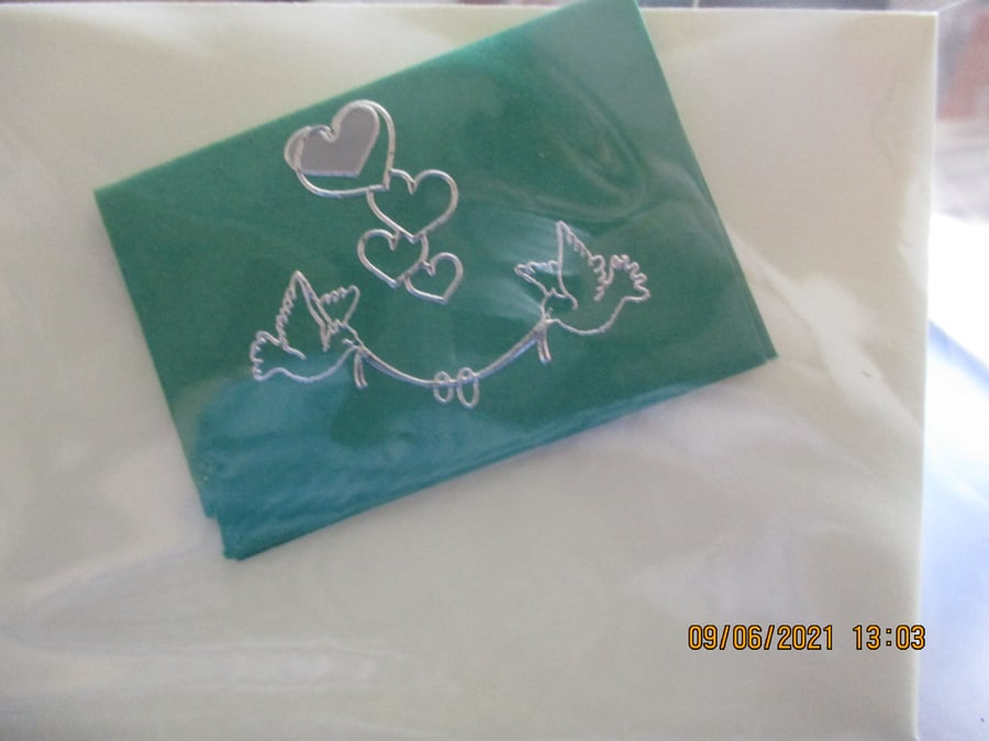 Hearts and Doves Mini Card