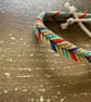 Handmade Braided Friendship Bracelet - Multicolor Adjustable  - Image 2