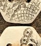 Large Lace Ceramic buttons  - Image 6