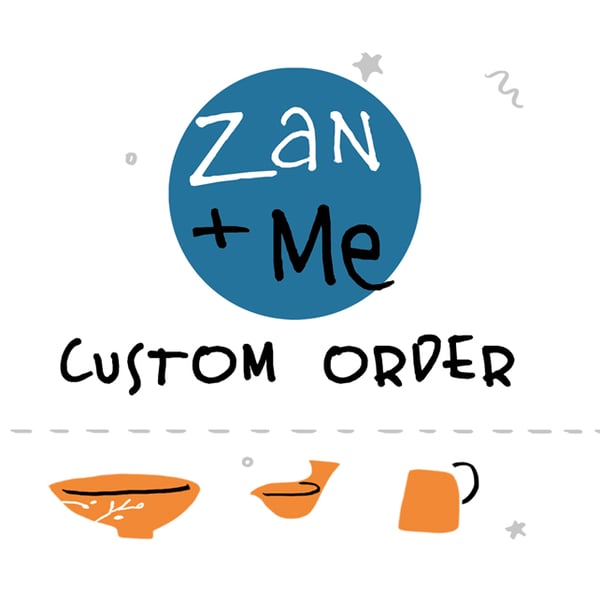 Set of two cafe au lait bowls - Custom Order for Wendy - handmade pottery