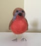 Handmade needle felted robin ornament - Image 2