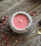 Black & White Marble Effect Jar with Candle - Image 3