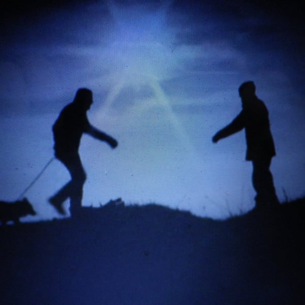 2 Friends  Greeting A4 unframed, mounted, free hook & easel  free shipping  5885