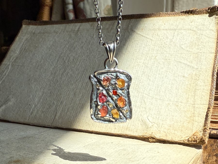 Sterling Silver Marmalade on Toast Pendant