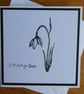 Sending Love Card - Snowdrop - Image 3