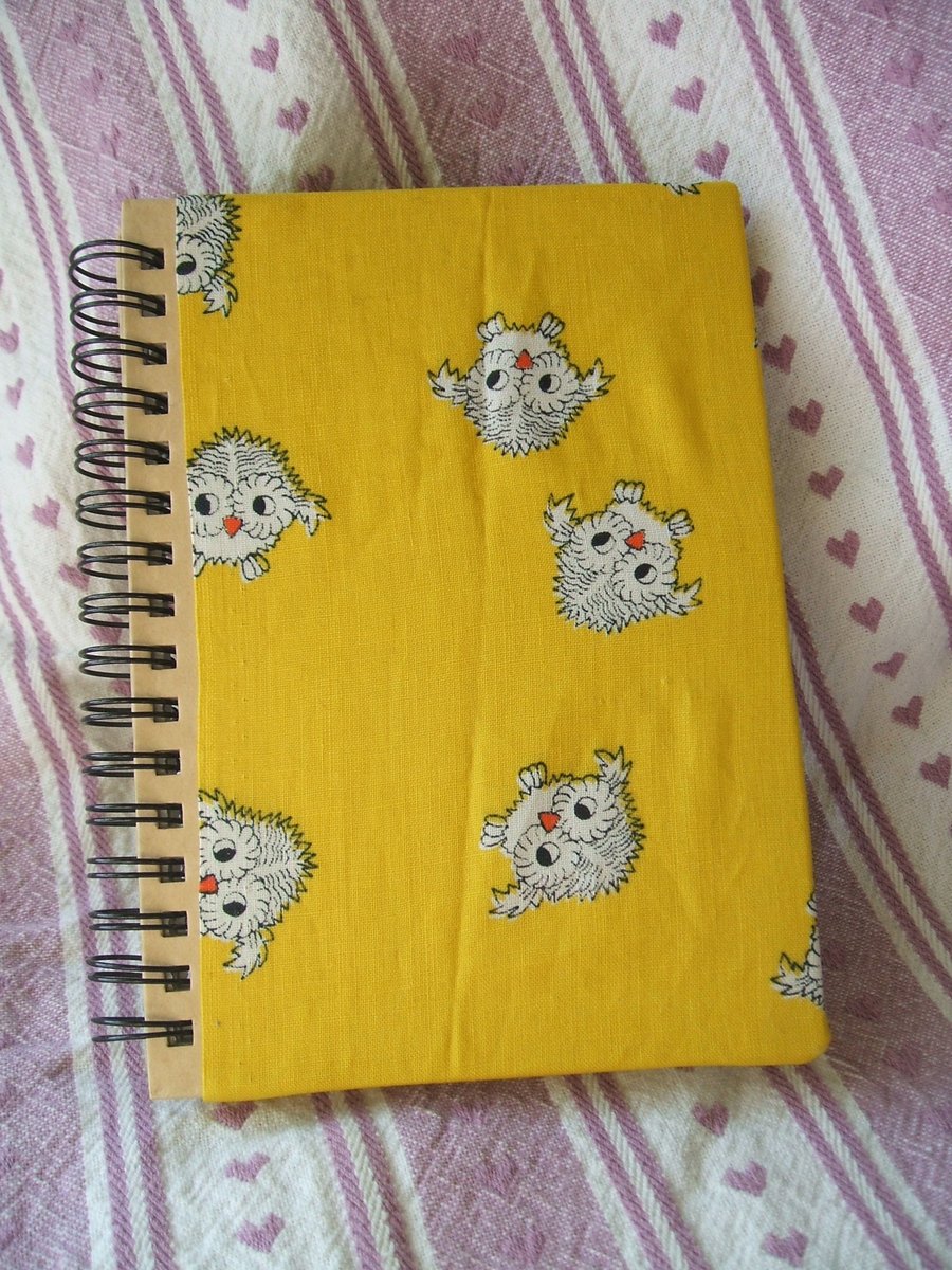 Owl covered notebook A6