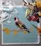 Goldfinch card, blank cards, bird card, garden bird - Image 5