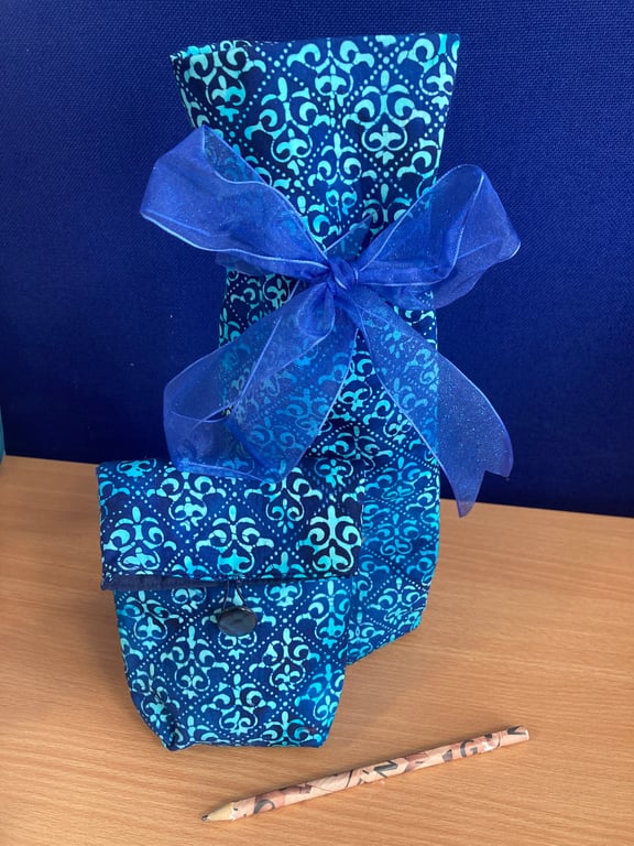 Bottle big and gift pouch, fully lined