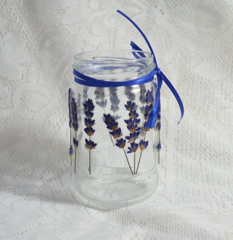 Jam jar tealights