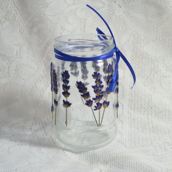 Jam jar tealights