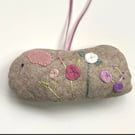 Hand Sewn & Hand Embroidered Guinea Pig Decoration – Handmade Guinea Pig Gift