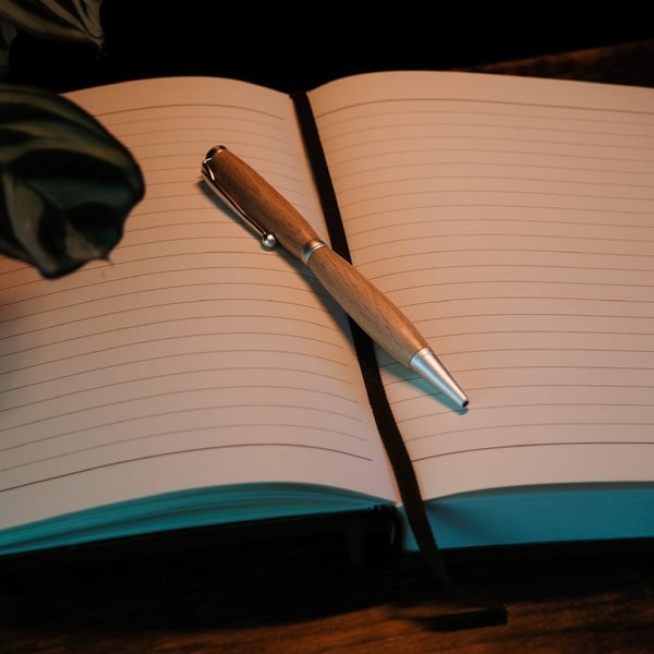 Pen made from reclaimed wood