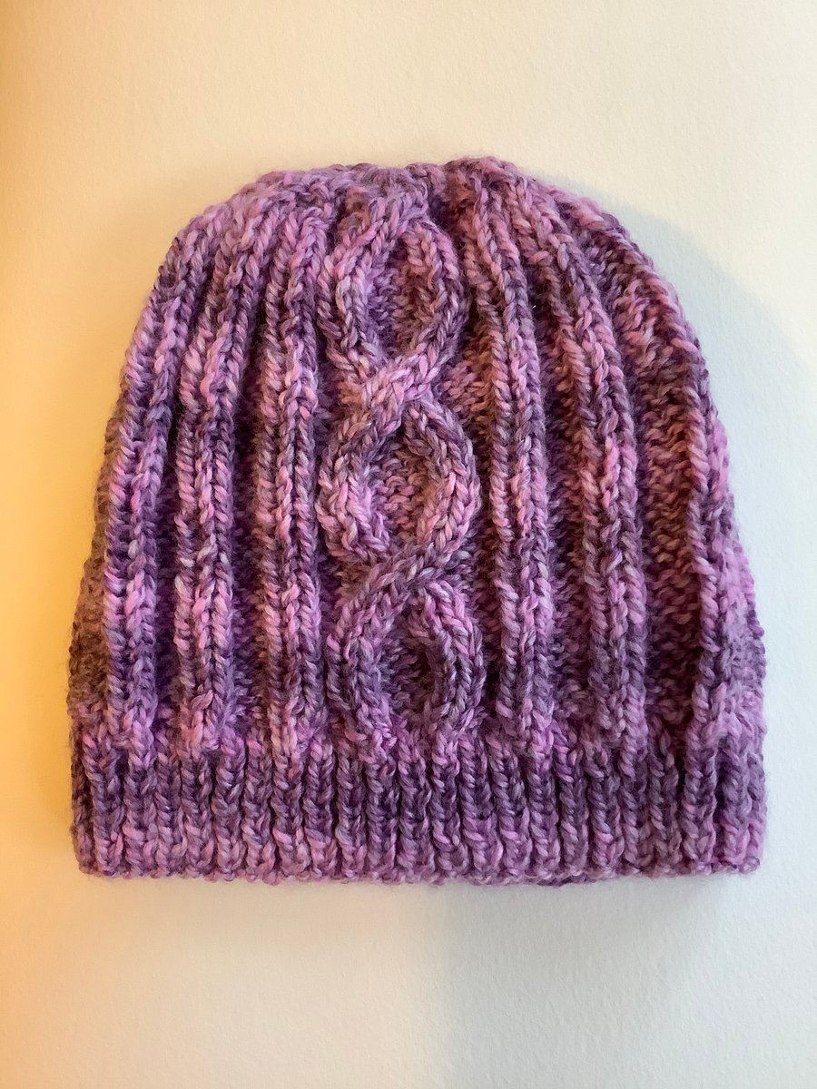 Cable and Rib Hat