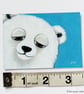 Cute Polar Bear - Original ACEO Painting - Image 2