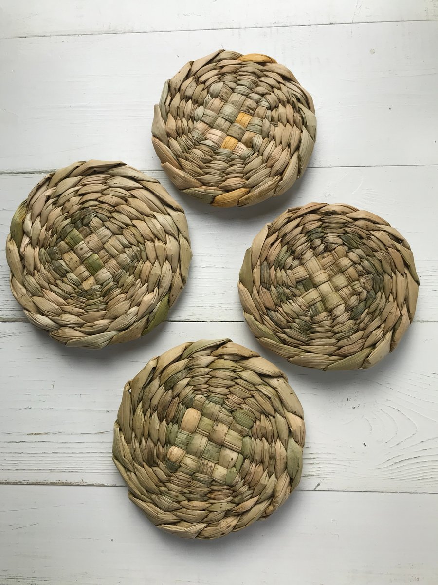 Rush Coasters Handmade in Cornwall - from Somerset Rush 629