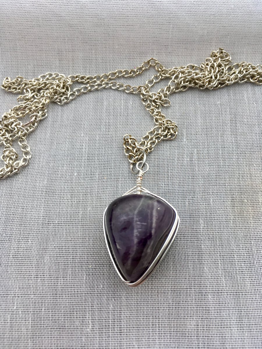 Amethyst nugget pendant