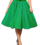 1950s Vintage Retro Rockabilly Circle Skirt polka dots print Green Sizes 10-26 