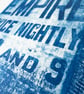 A4 Cyanotype Handmade Print: 'Twice Nightly' - Image 2