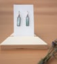 Triangle Card Holder and Earring Display Made From Plywood - Image 3
