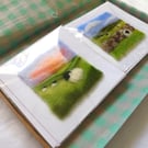Set of 4 needle felted Countryside sheep greetings cards Collection