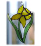 Daffodil Suncatcher Stained Glass Handmade Spring Flower - Image 5