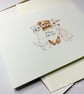 Welcome Little One – Baby Animal Card -  Blank Card - Newborn - Image 3