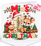 Cute Merry Christmas card for Niece, Granddaughter, Sister, Best Friend, Cousin - Image 2