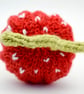 Hand knitted Toadstool and Caterpillar pincushion - Image 3