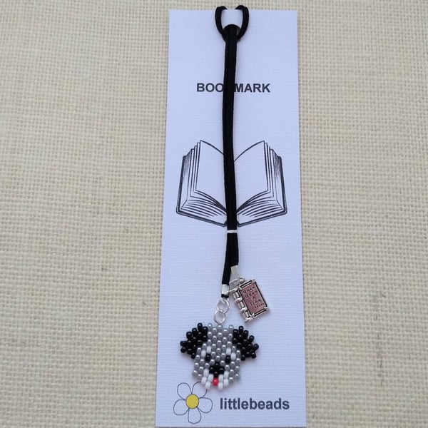 Beaded Dog Bookmark