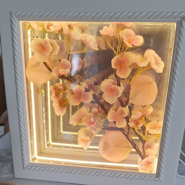 Custom Infinity 3D Box Frame Bespoke Wall Art