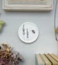 Bee and Lavender mini wall plate