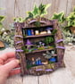 Enchanted Purple Mushroom Miniature Wall Cabinet - Image 2
