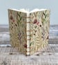 Journal Notebook Hand bound in Coptic Stitch covered with Wildflowers Paper  - Image 6