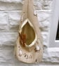 Duck Peg Bag, Geese Linen Storage Bag for Pegs, with carabiner clasp - Image 1