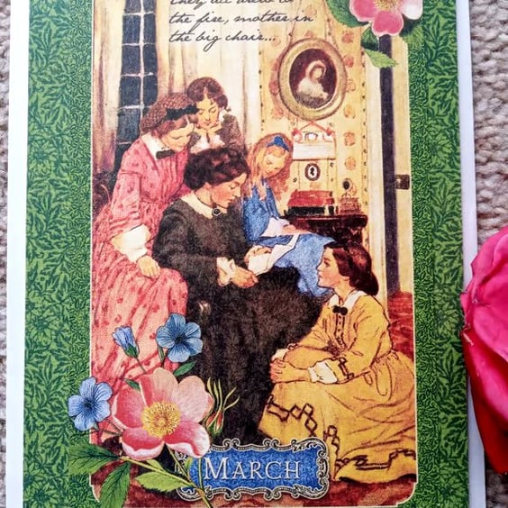 Little Women Vintage-style Card - Pretty Card - Treasured Keepsake