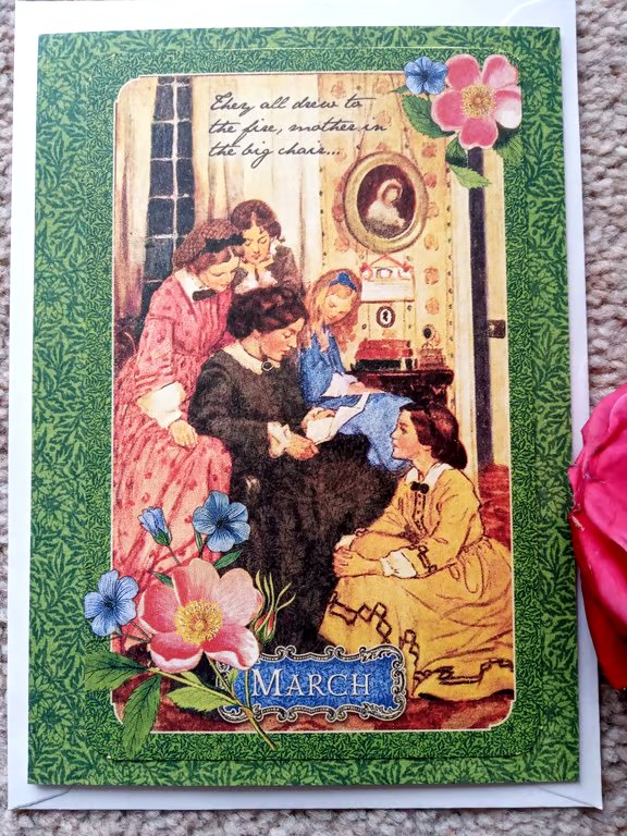 Little Women Vintage-style Card - Pretty Card - Treasured Keepsake