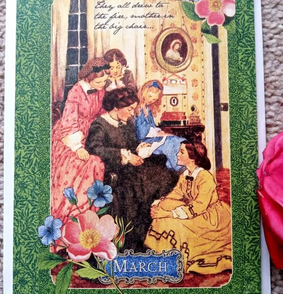 Little Women Vintage-style Card - Pretty Card - Treasured Keepsake