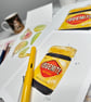 Watercolour Signed Art Print - Vegemite - Image 1