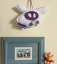White Wish Bug, Winged Wish Bug with Dandelion Decoration, Nursery - Image 3