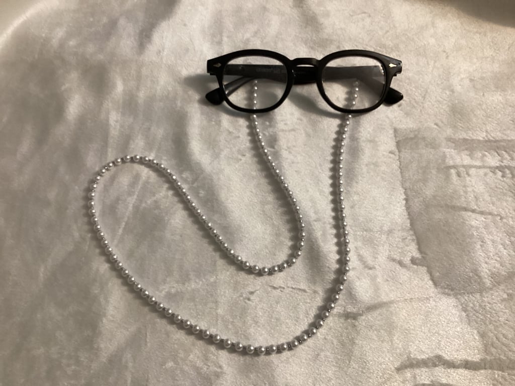 Glasses lanyard, beaded glasses chain, glasses accessories.