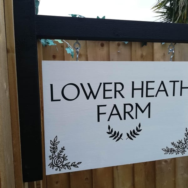 Bespoke address. Bar. Sports signs