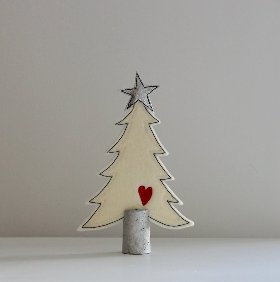 Wool Felt Christmas Trees 