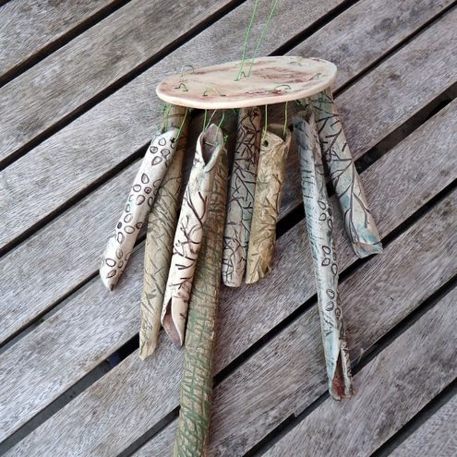 Brown Ceramic Wind Chimes