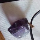 Amethyst pendant. Birthday gift. Christmas gift. Ref 513