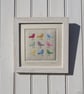 Hand-stitched Happy Little Birds framed embroidery - a gift to last forever! - Image 4