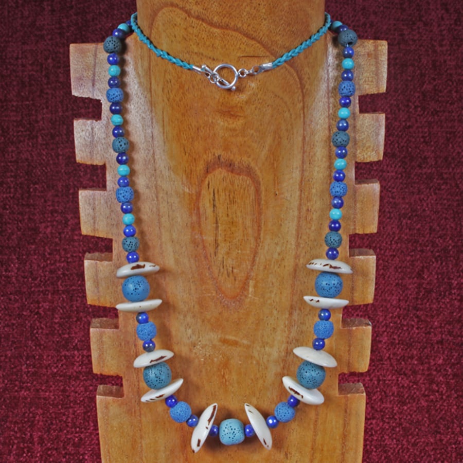 Volcanic Blues Necklace.