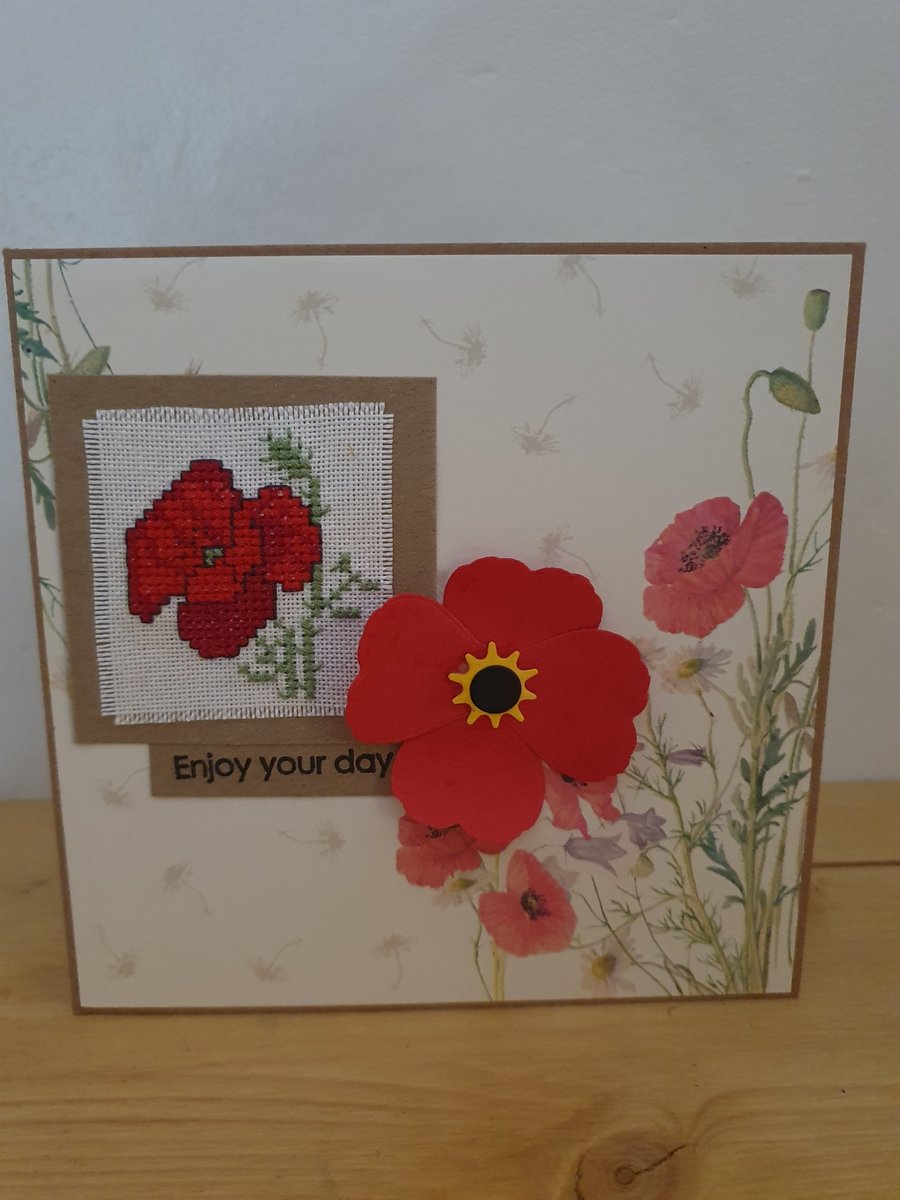 Poppy Greetings Card