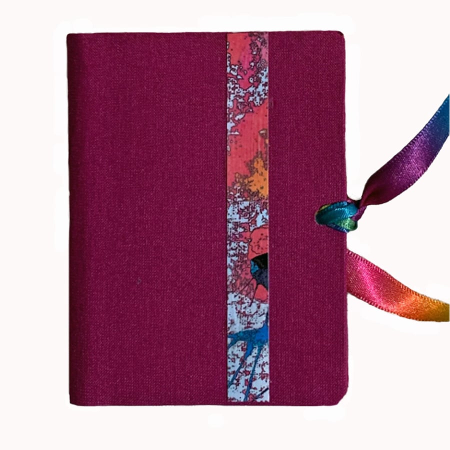 Hand Made Needle Case with Double sided Ribbon Ties