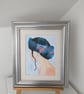 Galaxy Headdress - original watercolour painting  - Image 3